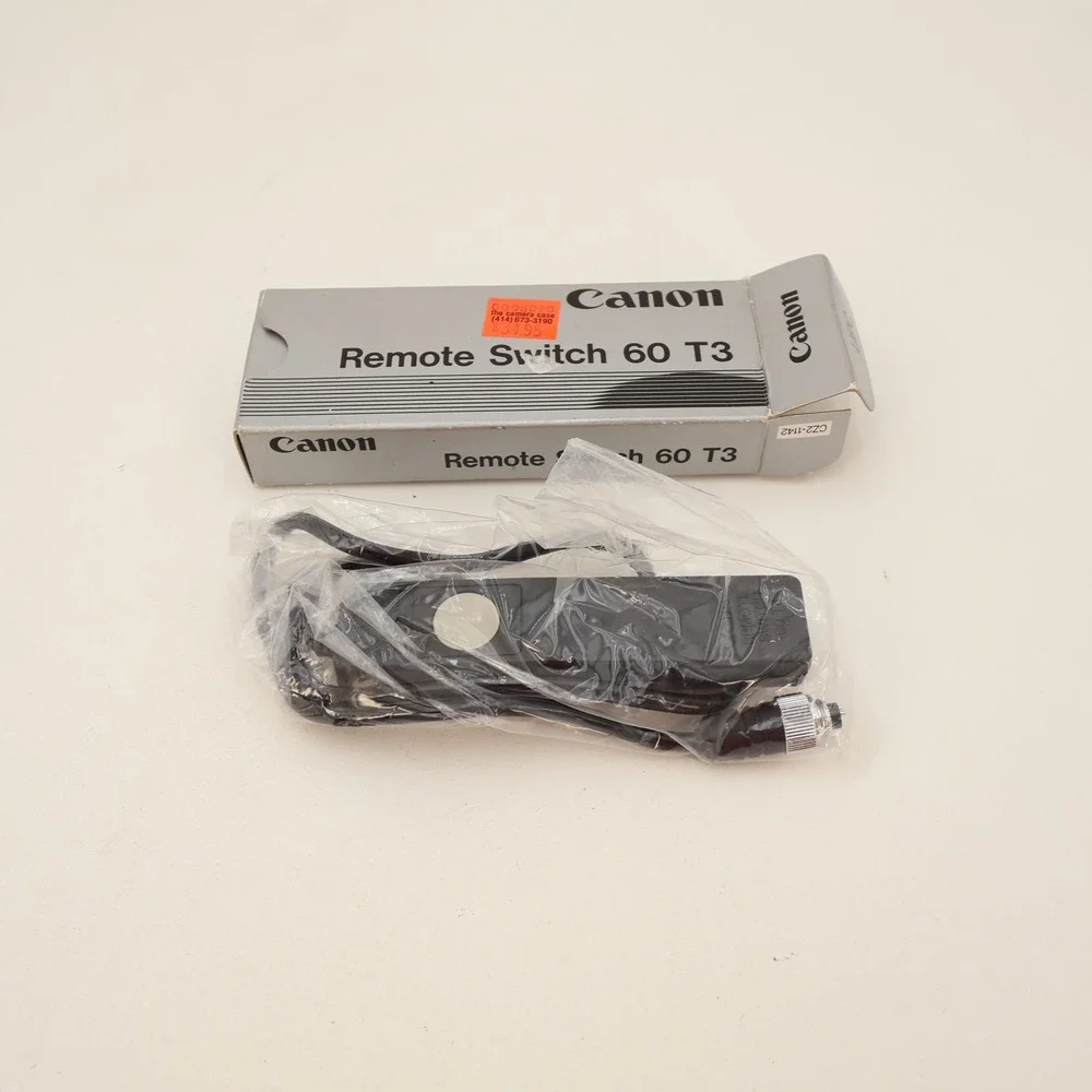 Canon Remote Switch 60 T3 Shutter Release for Vintage SLR Cameras Made in Japan
